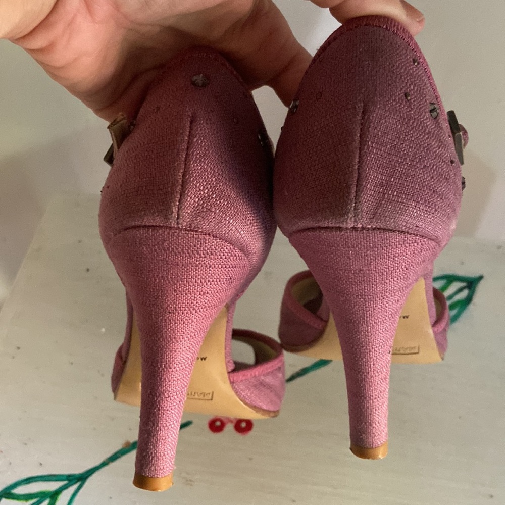 Marc Jacobs Pink Peep-Toe Ankle-Strap Heels - Picture 12 of 15
